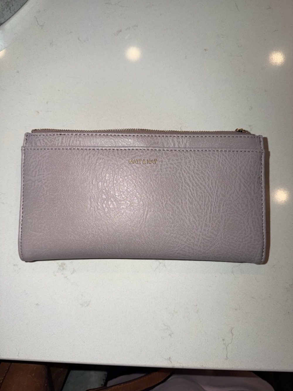 Matt & Nat Pale Serene Zip-Around Wallet